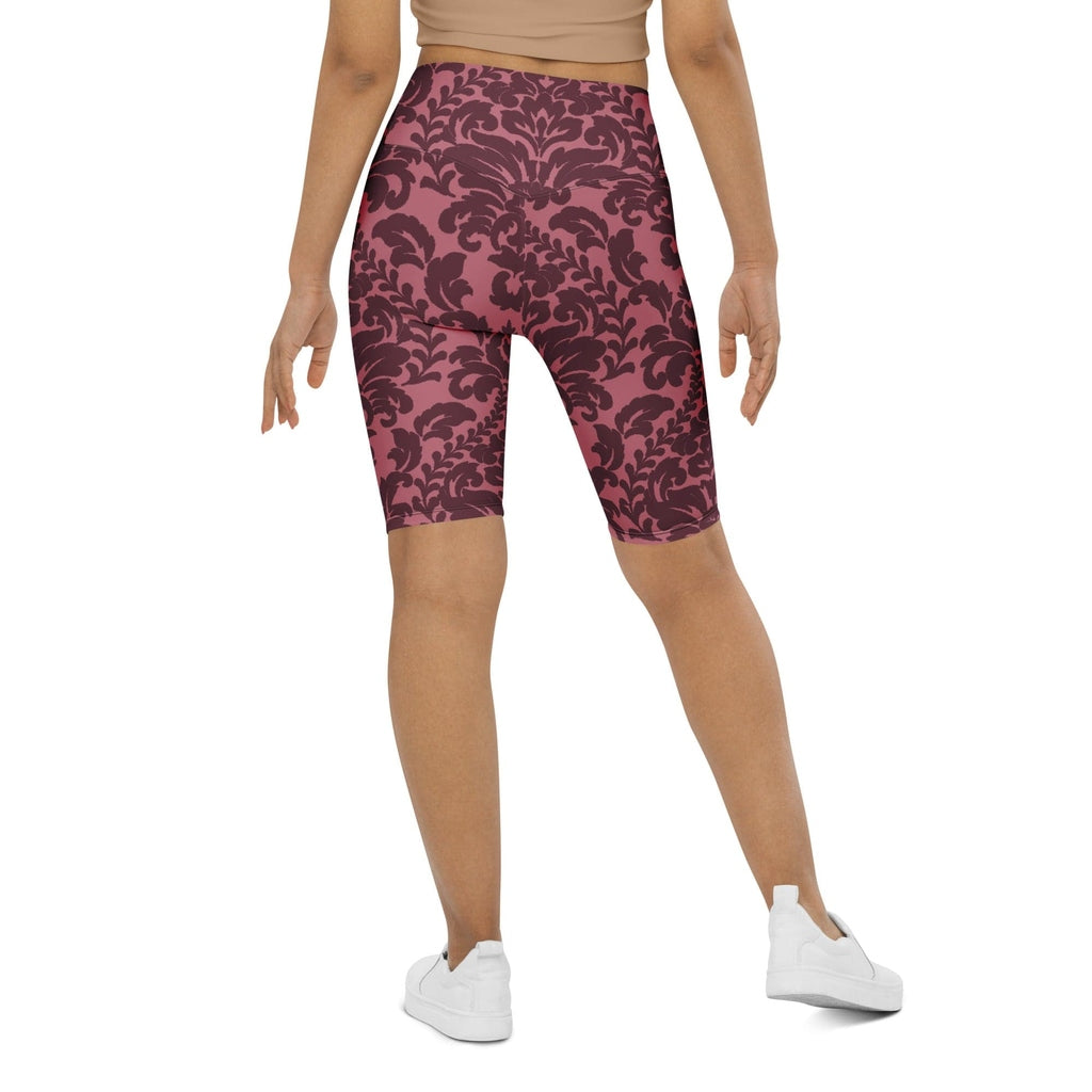 Velvet Bloom Biker Shorts