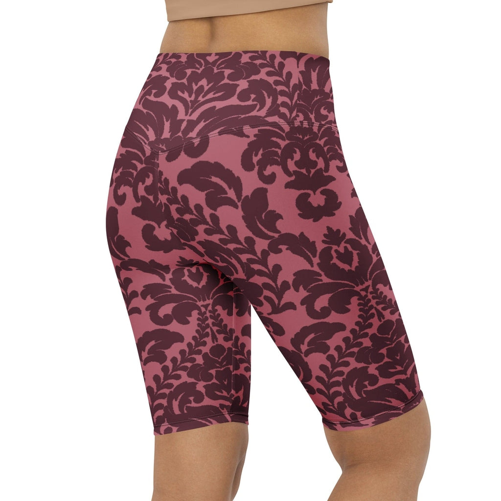 Velvet Bloom Biker Shorts