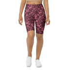 Velvet Bloom Biker Shorts
