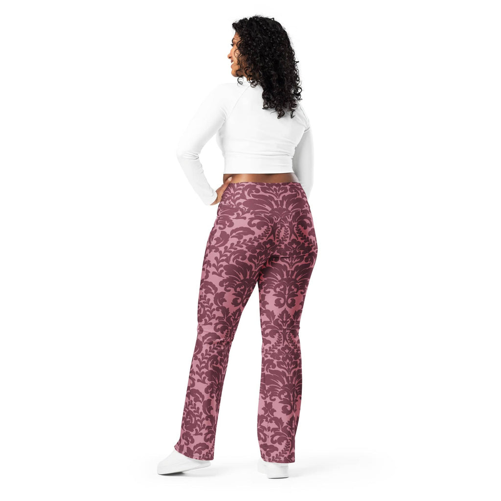 Velvet Bloom Flare Leggings