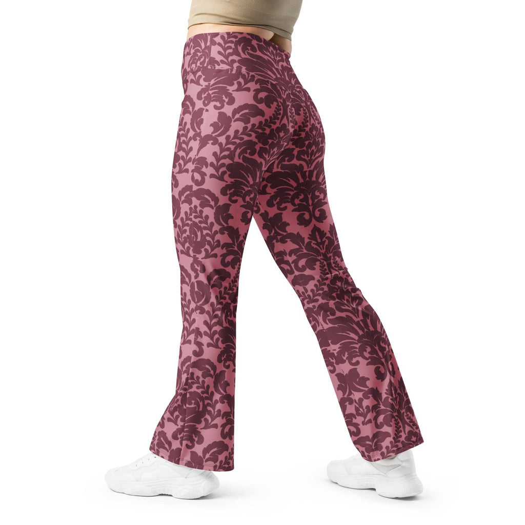 Velvet Bloom Flare Leggings