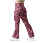 Velvet Bloom Flare Leggings