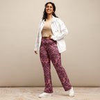 Velvet Bloom Flare Leggings