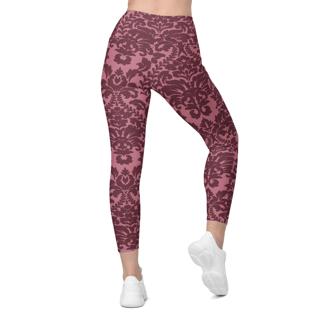 Velvet Bloom Leggings With Pockets