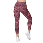Velvet Bloom Leggings With Pockets