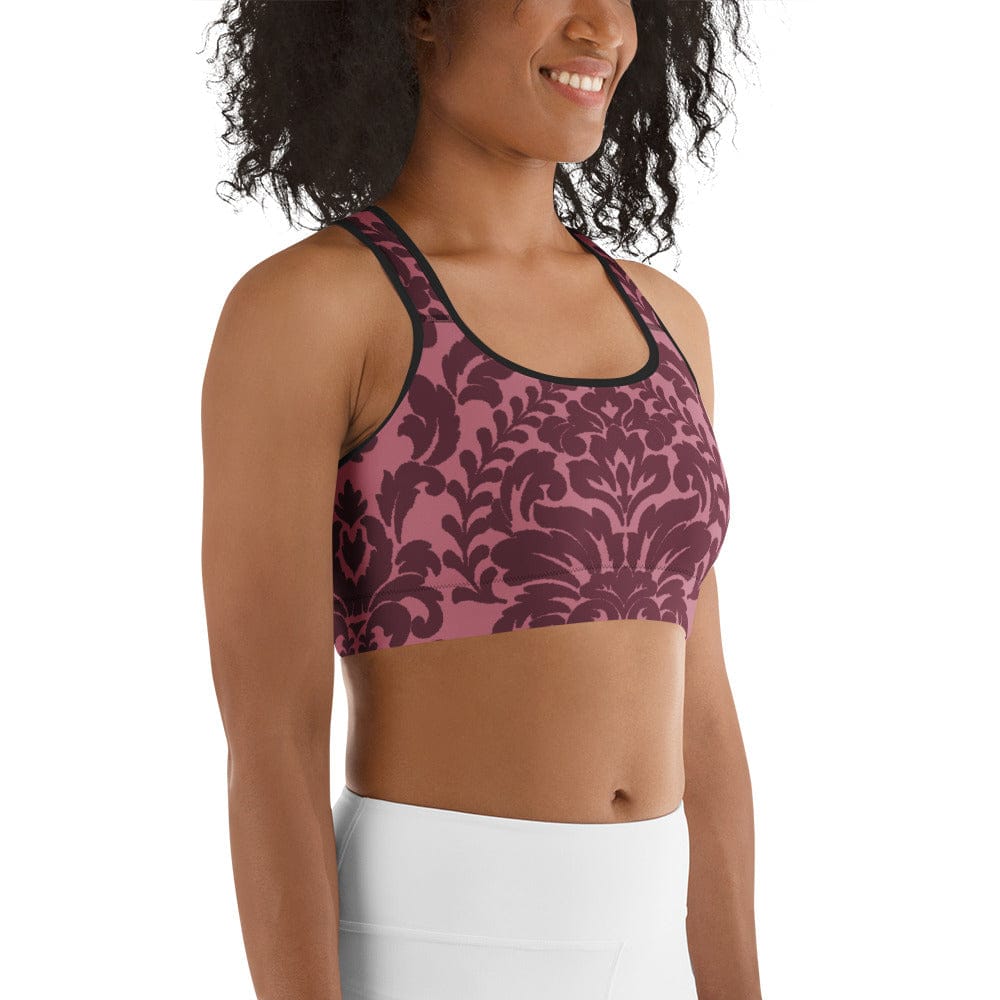 Velvet Bloom Sports Bra