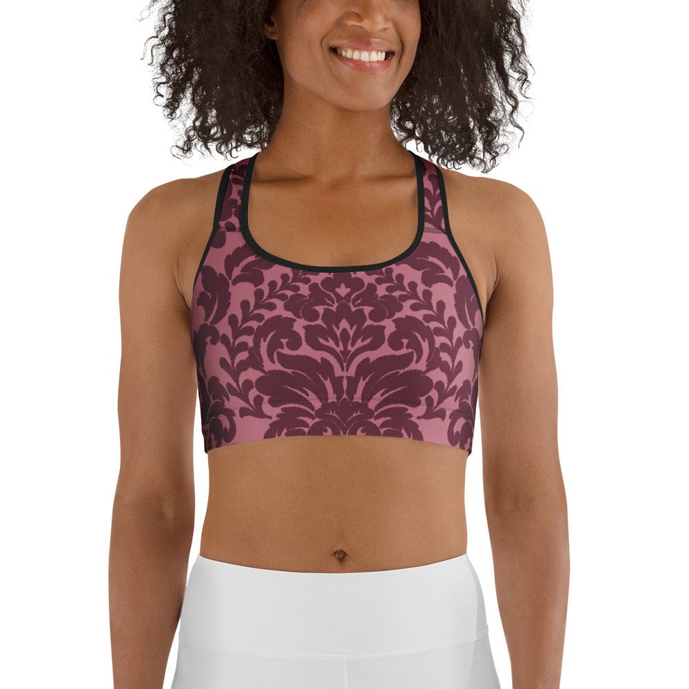 Velvet Bloom Sports Bra