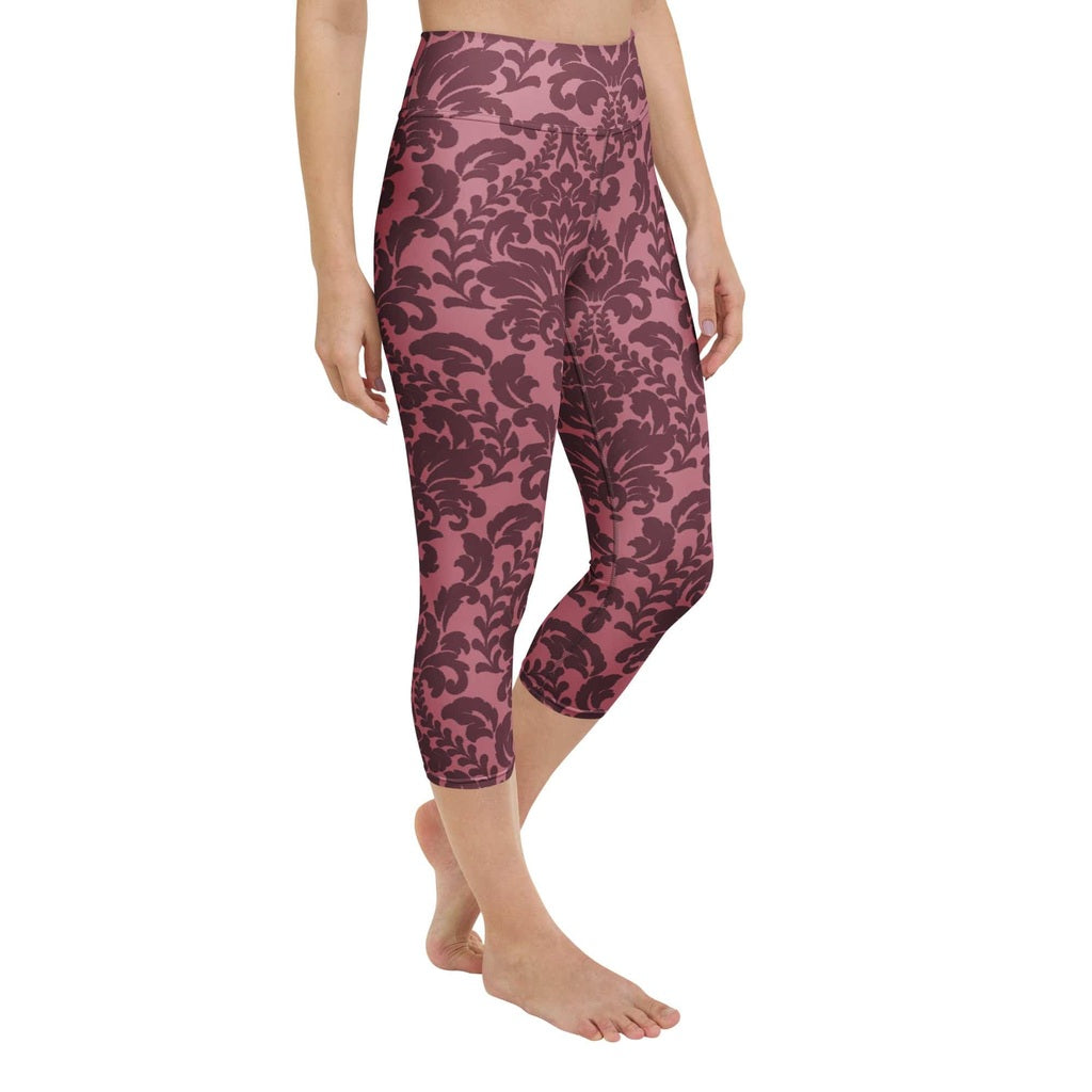 Velvet Bloom Yoga Capris