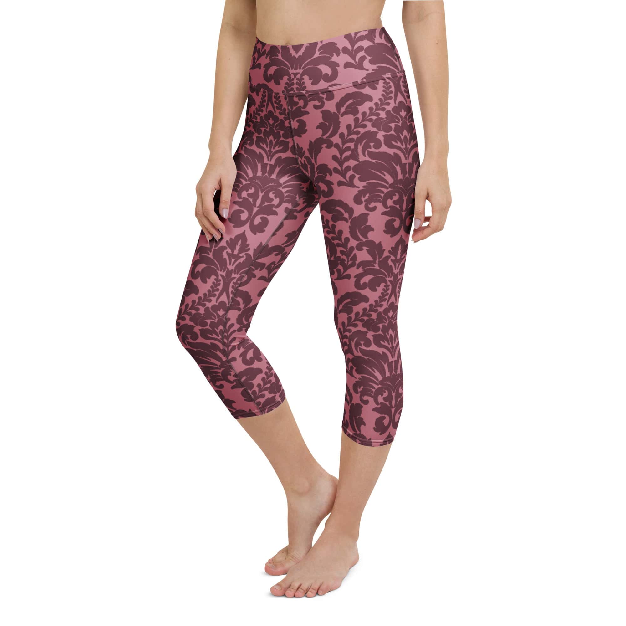 Velvet Bloom Yoga Capris