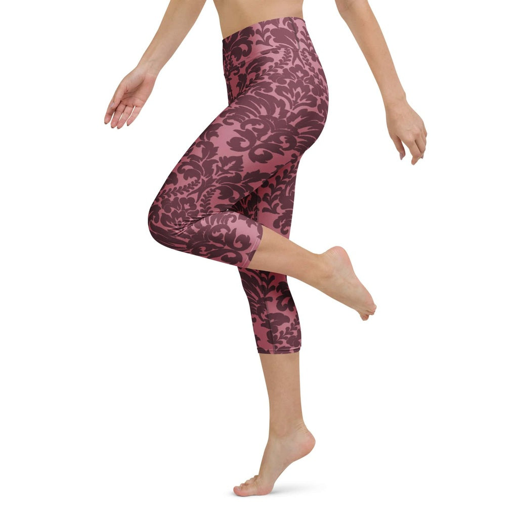 Velvet Bloom Yoga Capris