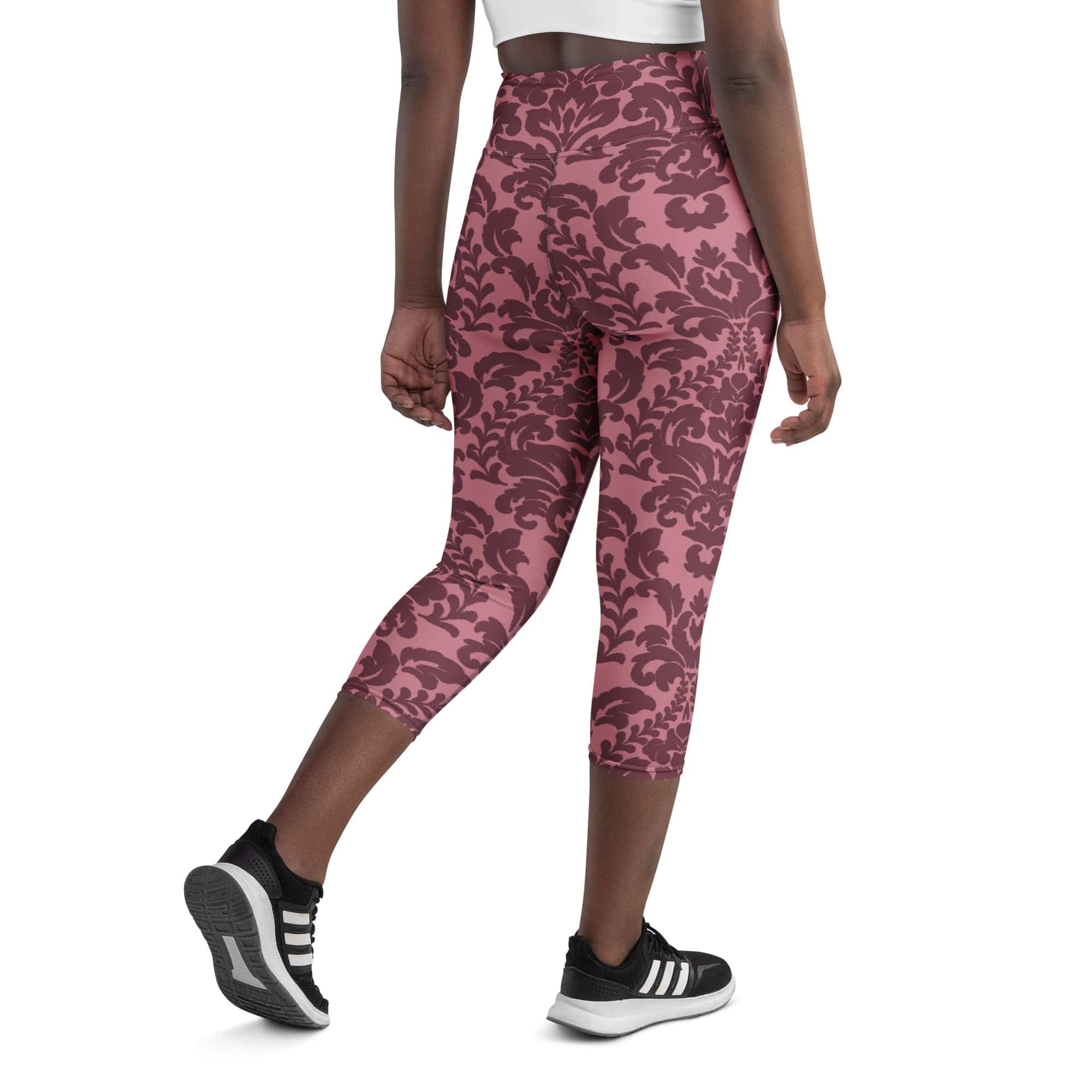 Velvet Bloom Yoga Capris