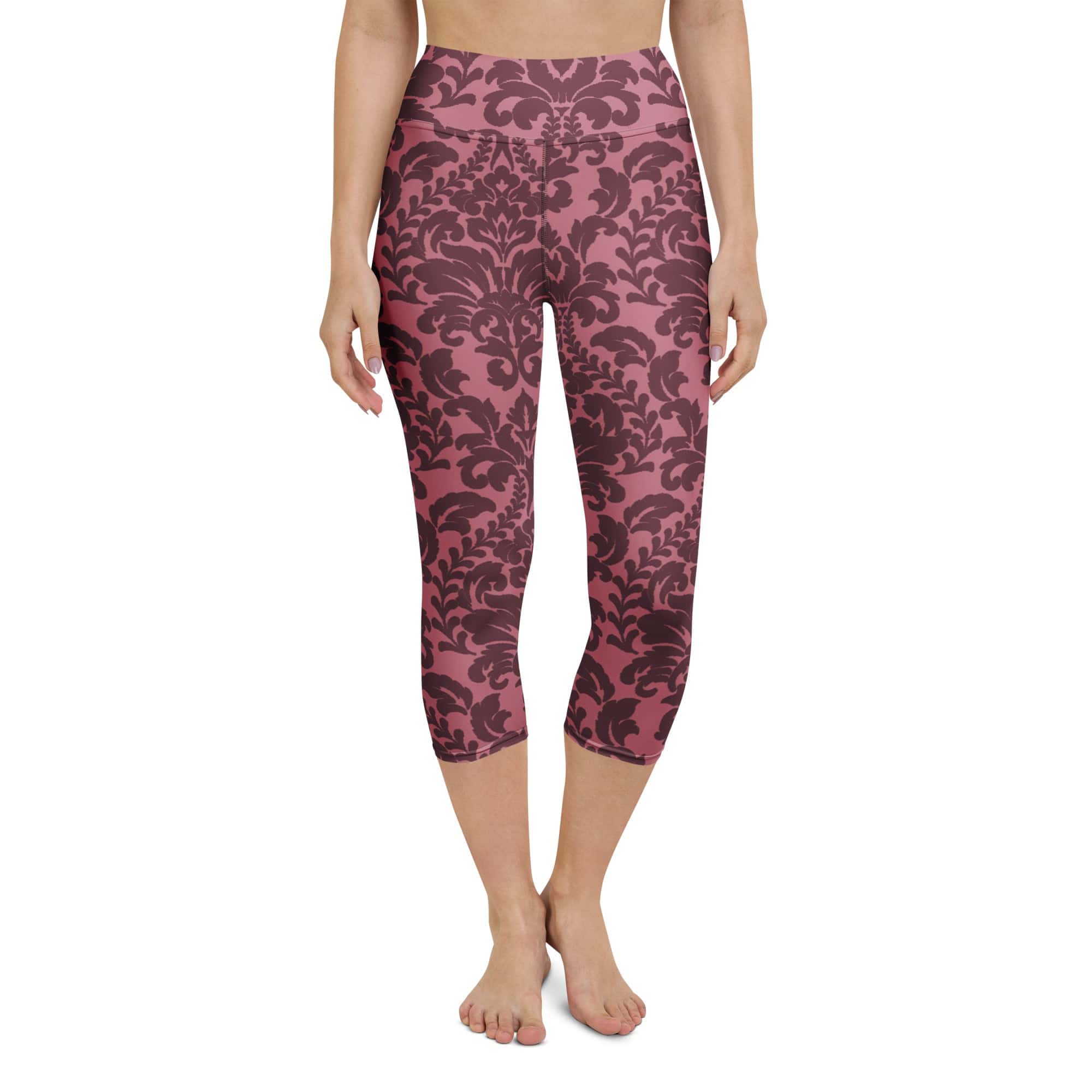 Velvet Bloom Yoga Capris