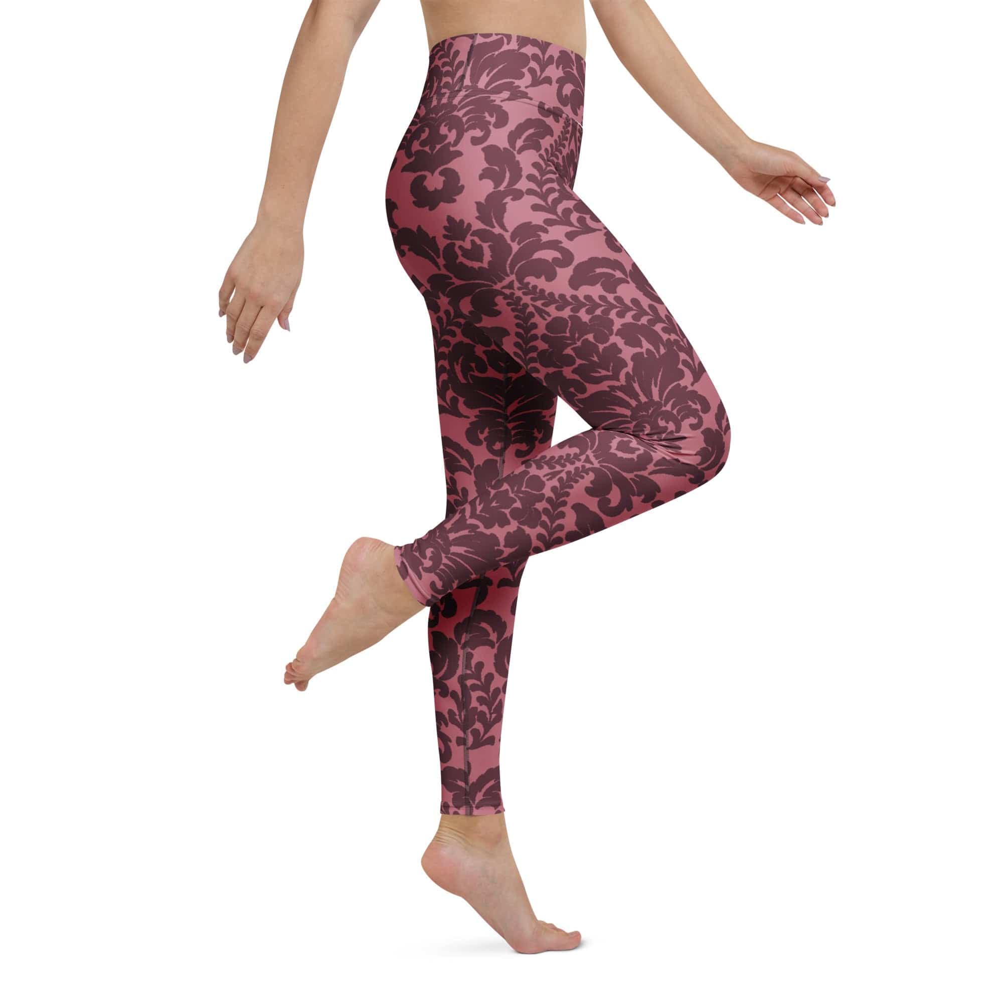 Velvet Bloom Yoga Leggings