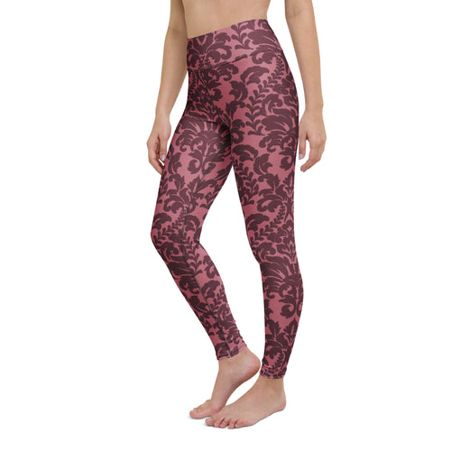 Velvet Bloom Yoga Leggings