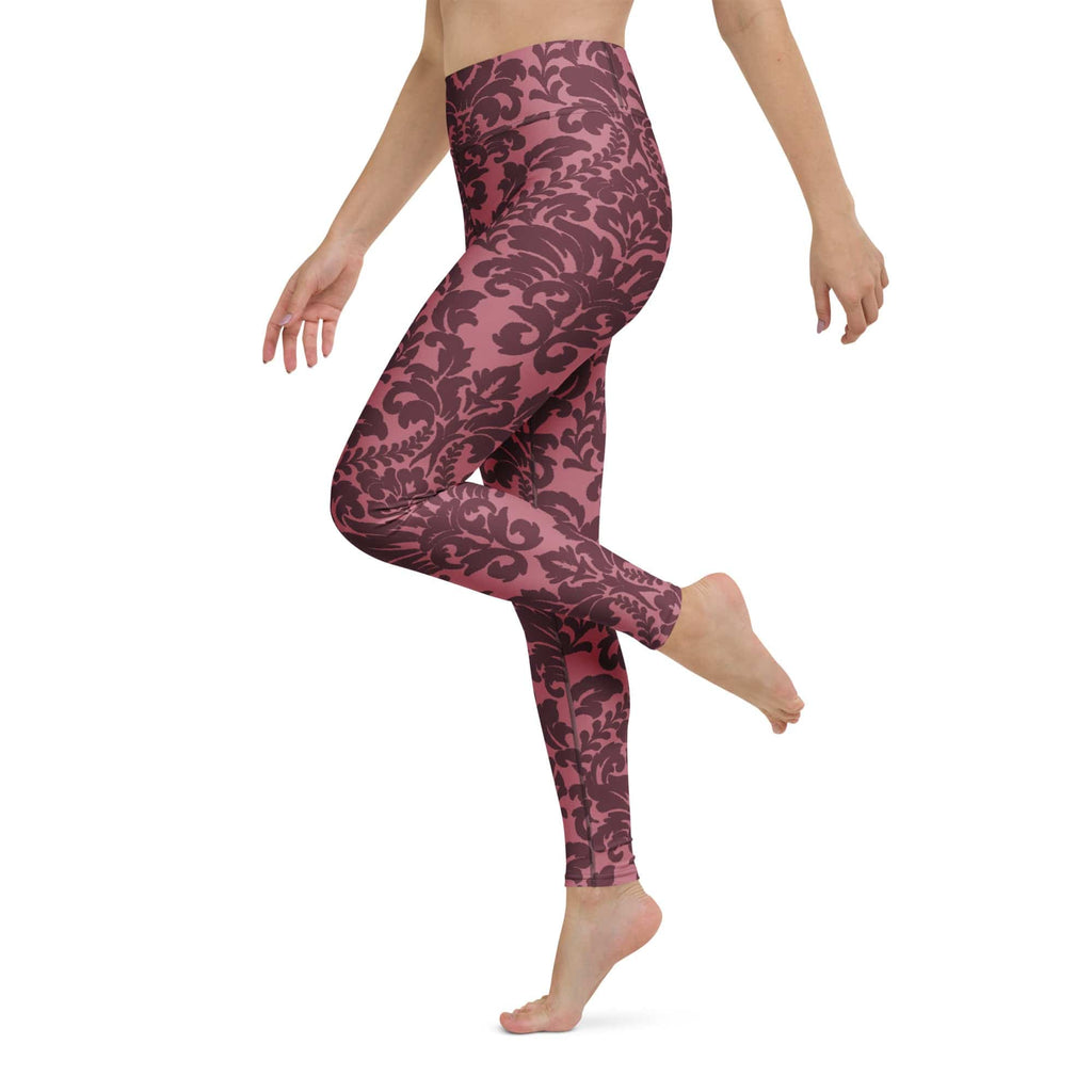 Velvet Bloom Yoga Leggings