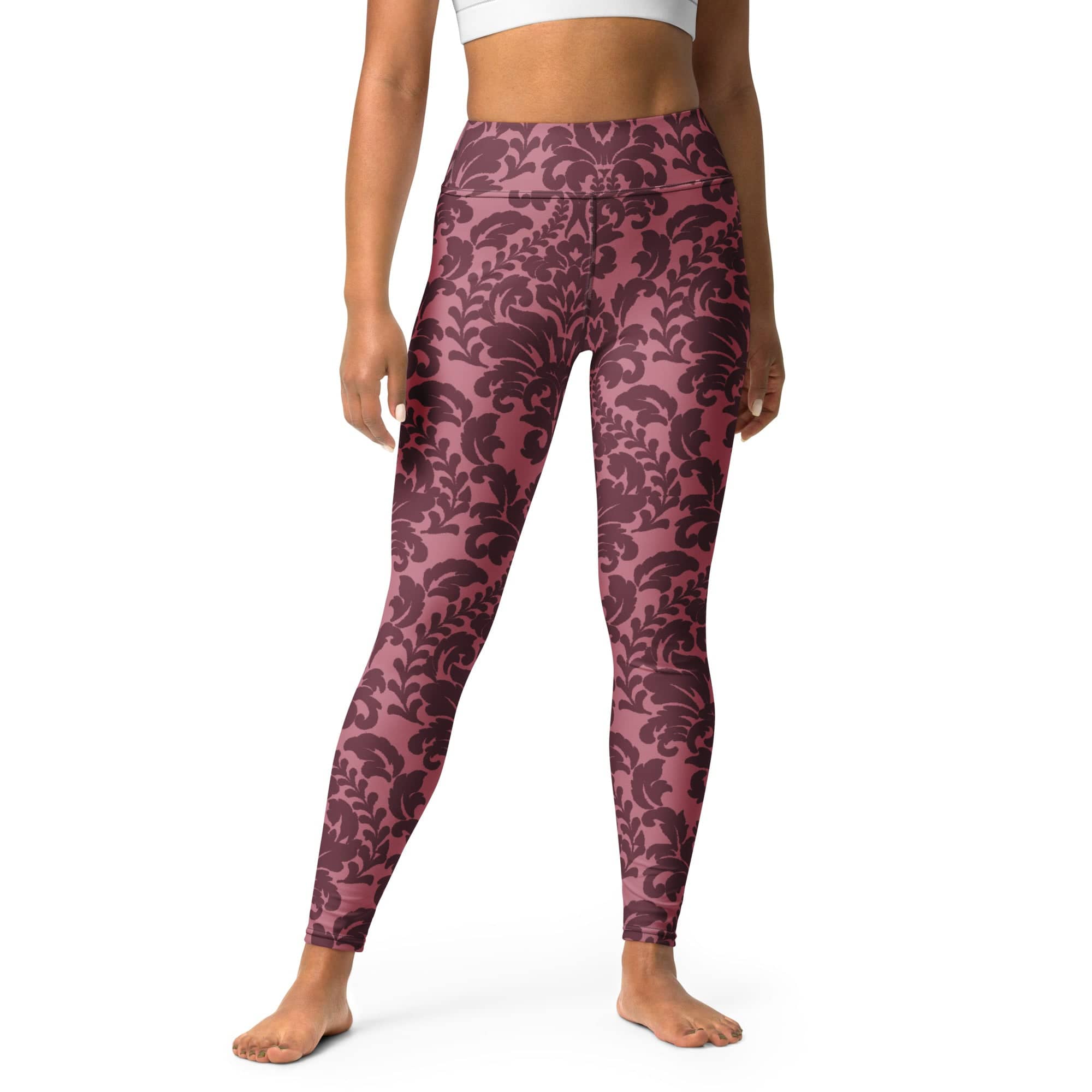 Velvet Bloom Yoga Leggings