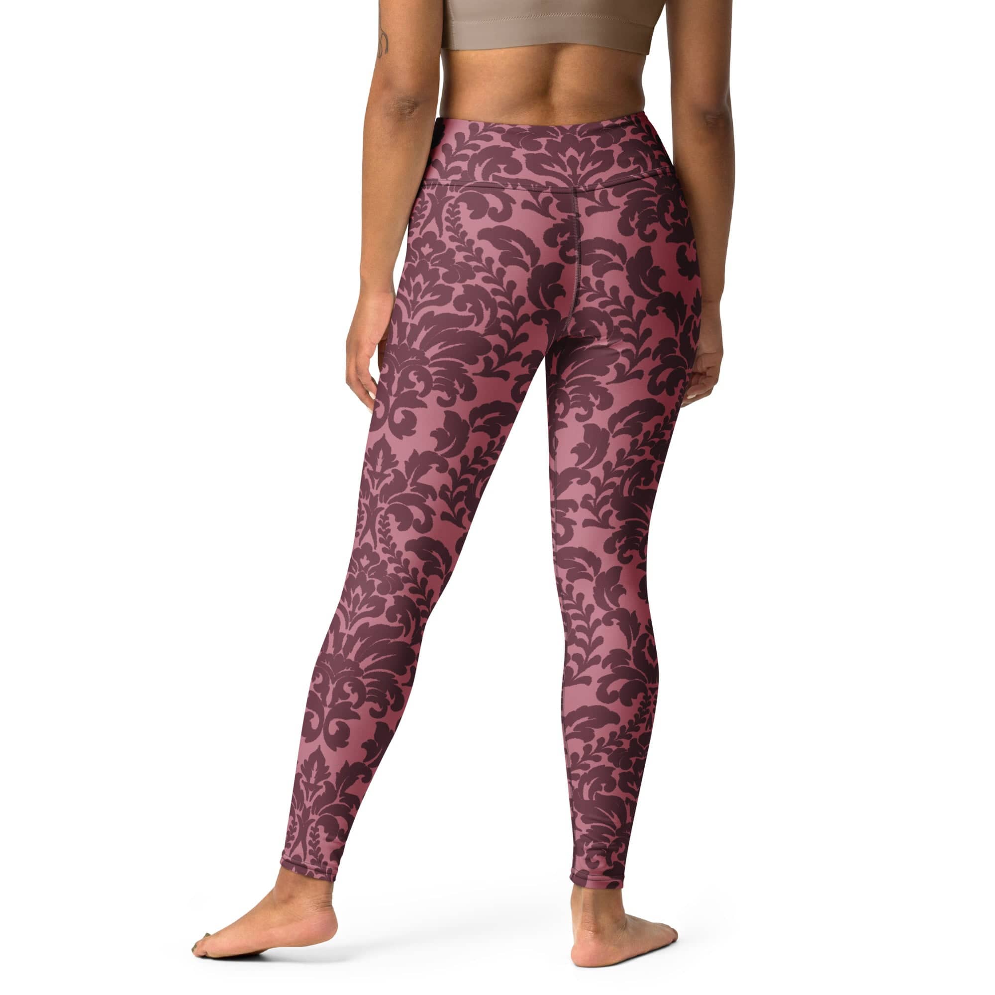 Velvet Bloom Yoga Leggings