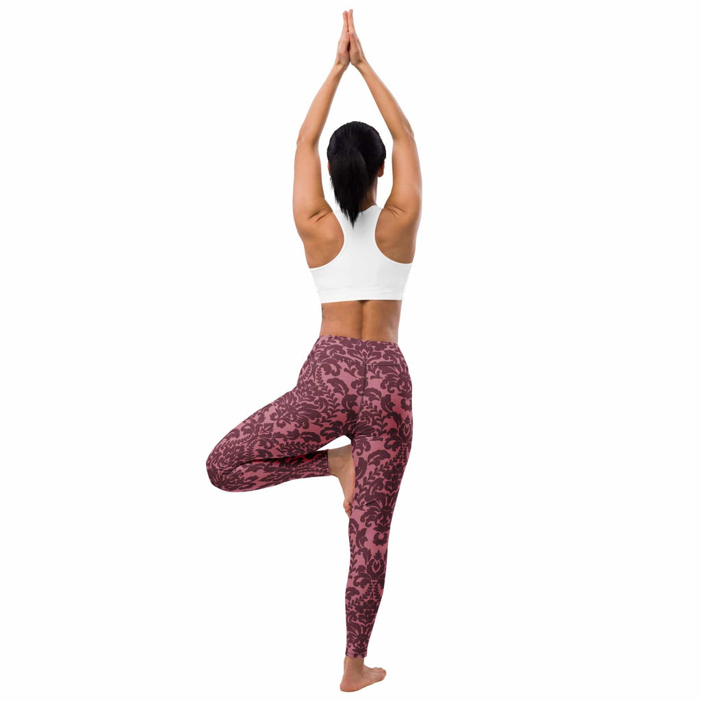 Velvet Bloom Yoga Leggings