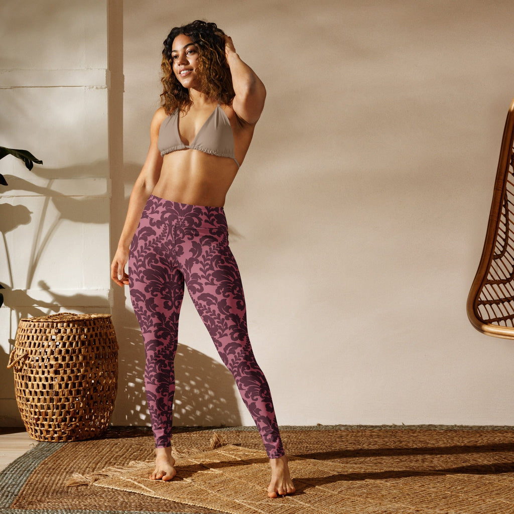 Velvet Bloom Yoga Leggings