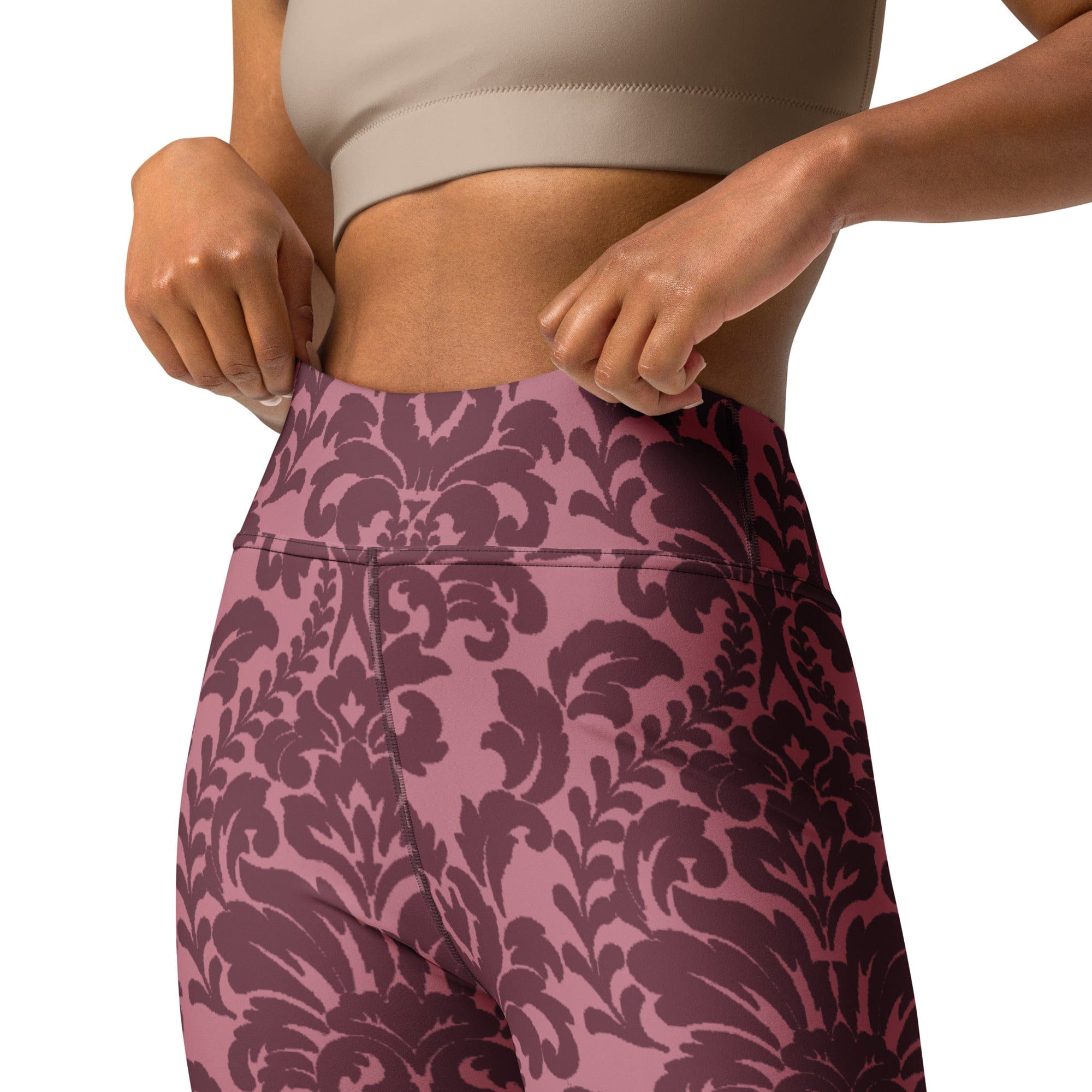 Velvet Bloom Yoga Leggings