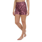 Velvet Bloom Yoga Shorts