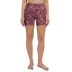 Velvet Bloom Yoga Shorts