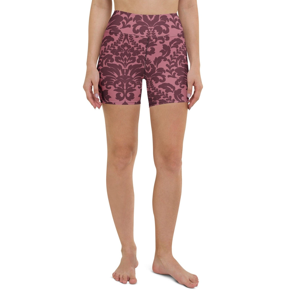 Velvet Bloom Yoga Shorts