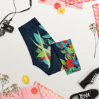 Vibrant Floral Garden Capris