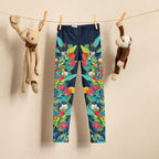 Vibrant Floral Garden Kid's Leggings