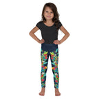 Vibrant Floral Garden Kid's Leggings