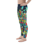 Vibrant Floral Garden Men's Leggings