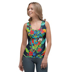 Vibrant Floral Garden Tank Top