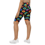 Vibrant Jack O'Lanterns Biker Shorts