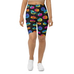 Vibrant Jack O'Lanterns Biker Shorts