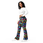 Vibrant Jack O'Lanterns Flare Leggings