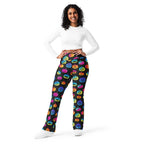 Vibrant Jack O'Lanterns Flare Leggings