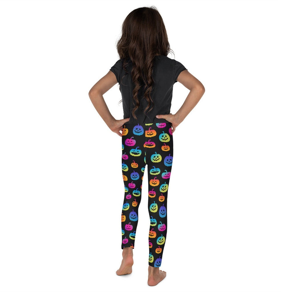 Vibrant Jack O'Lanterns Kid's Leggings