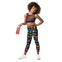 Vibrant Jack O'Lanterns Kid's Leggings