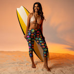 Vibrant Jack O'Lanterns Yoga Capris