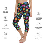 Vibrant Jack O'Lanterns Yoga Capris