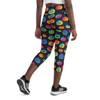 Vibrant Jack O'Lanterns Yoga Capris