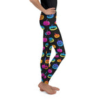 Vibrant Jack O'Lanterns Youth Leggings