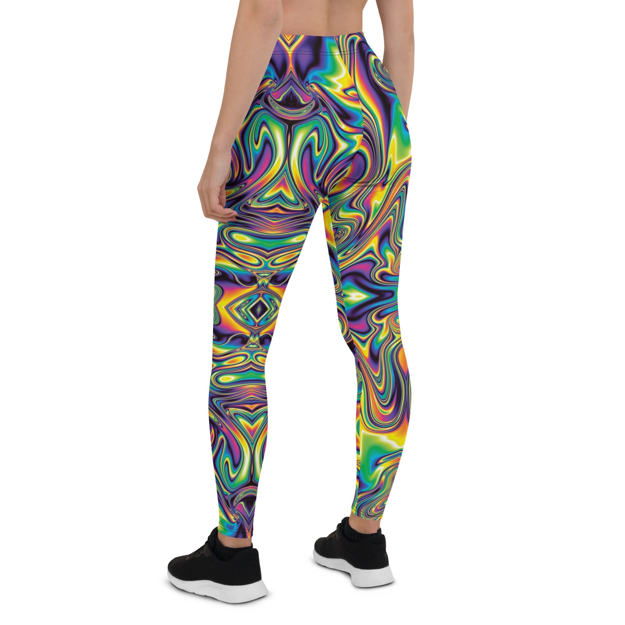 Vibrant Psychedelic Leggings