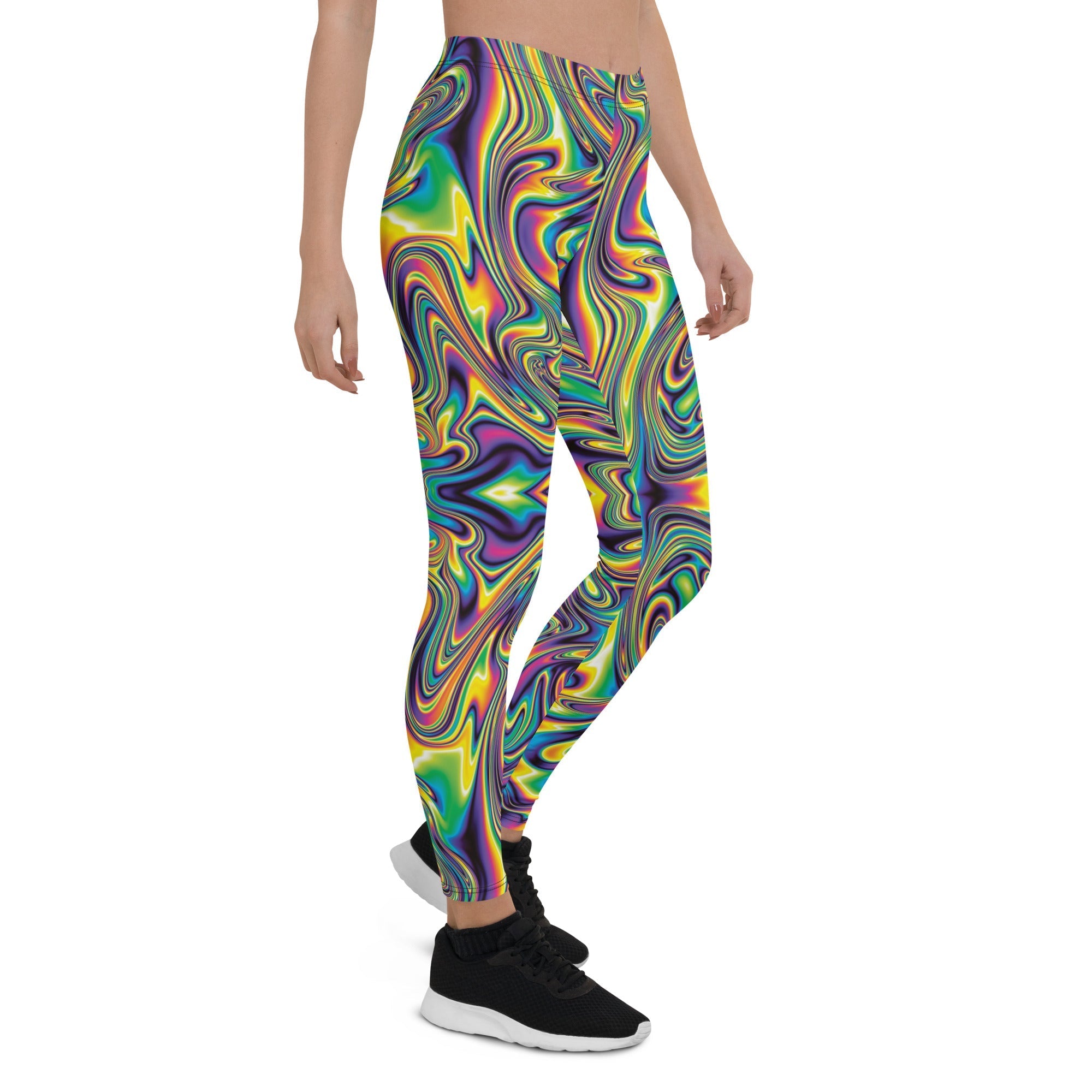 Vibrant Psychedelic Leggings