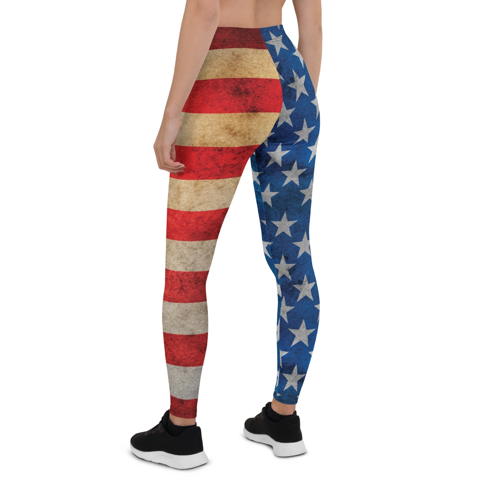 Vintage American Flag Leggings