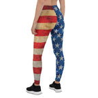 Vintage American Flag Leggings