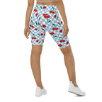 Vintage Cherry Checkered Biker Shorts