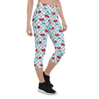 Vintage Cherry Checkered Capris