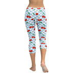 Vintage Cherry Checkered Capris