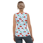 Vintage Cherry Checkered Tank Top